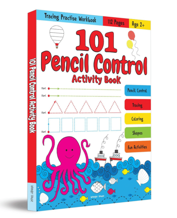101 Pencil Control Activity Book For Kids